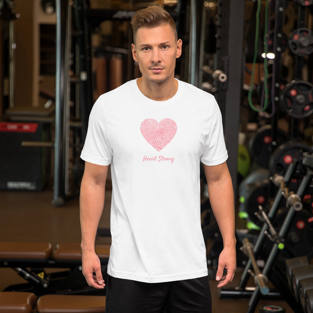 CHD Heart Strong Fingerprint - Short-Sleeve Unisex T-Shirt