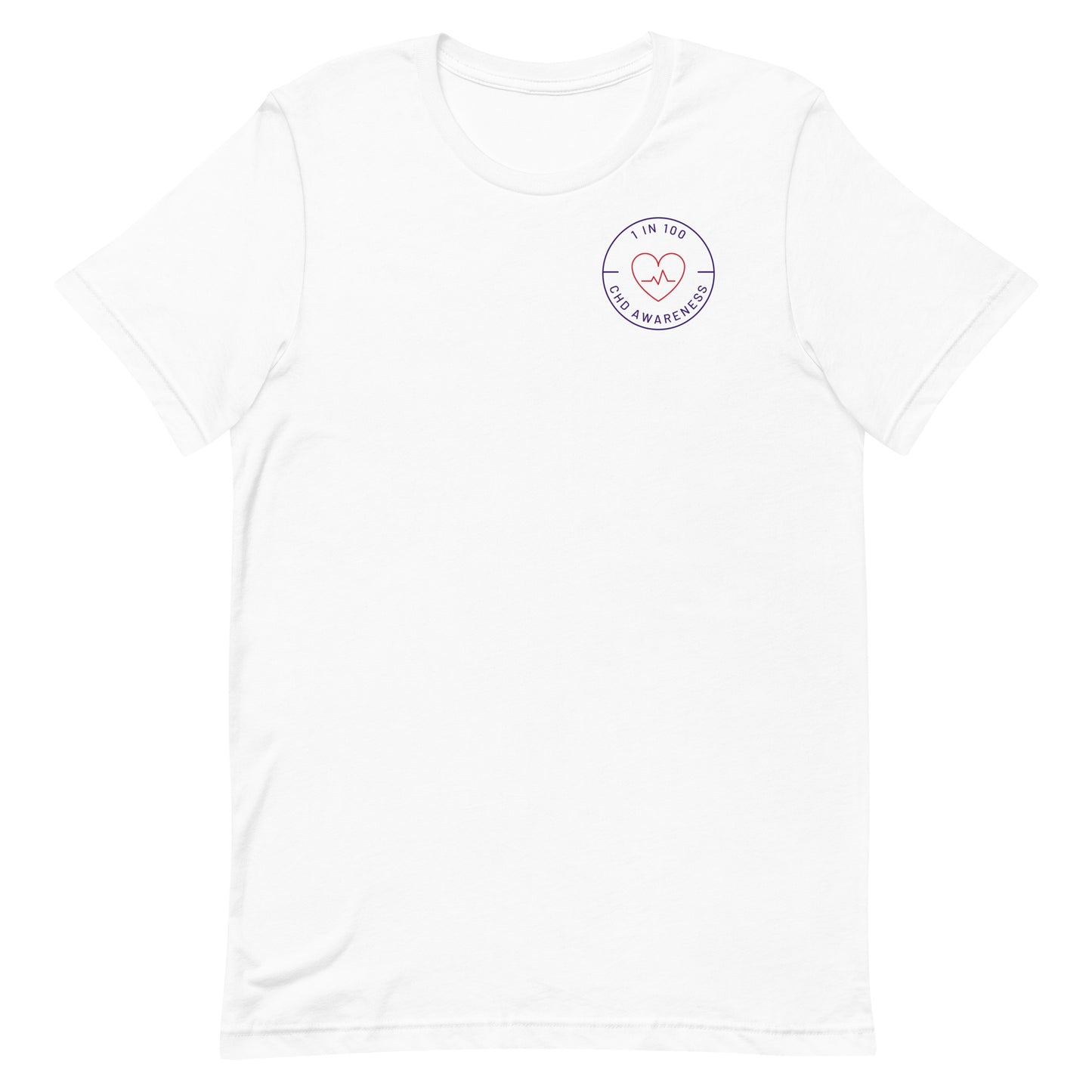 1 in 100 CHD Circle - Short-Sleeve Unisex T-Shirt