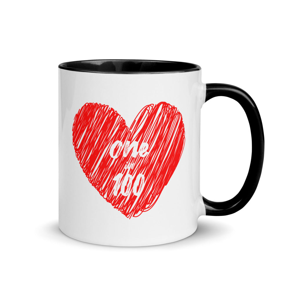 One in 100 - Mug with Color Inside