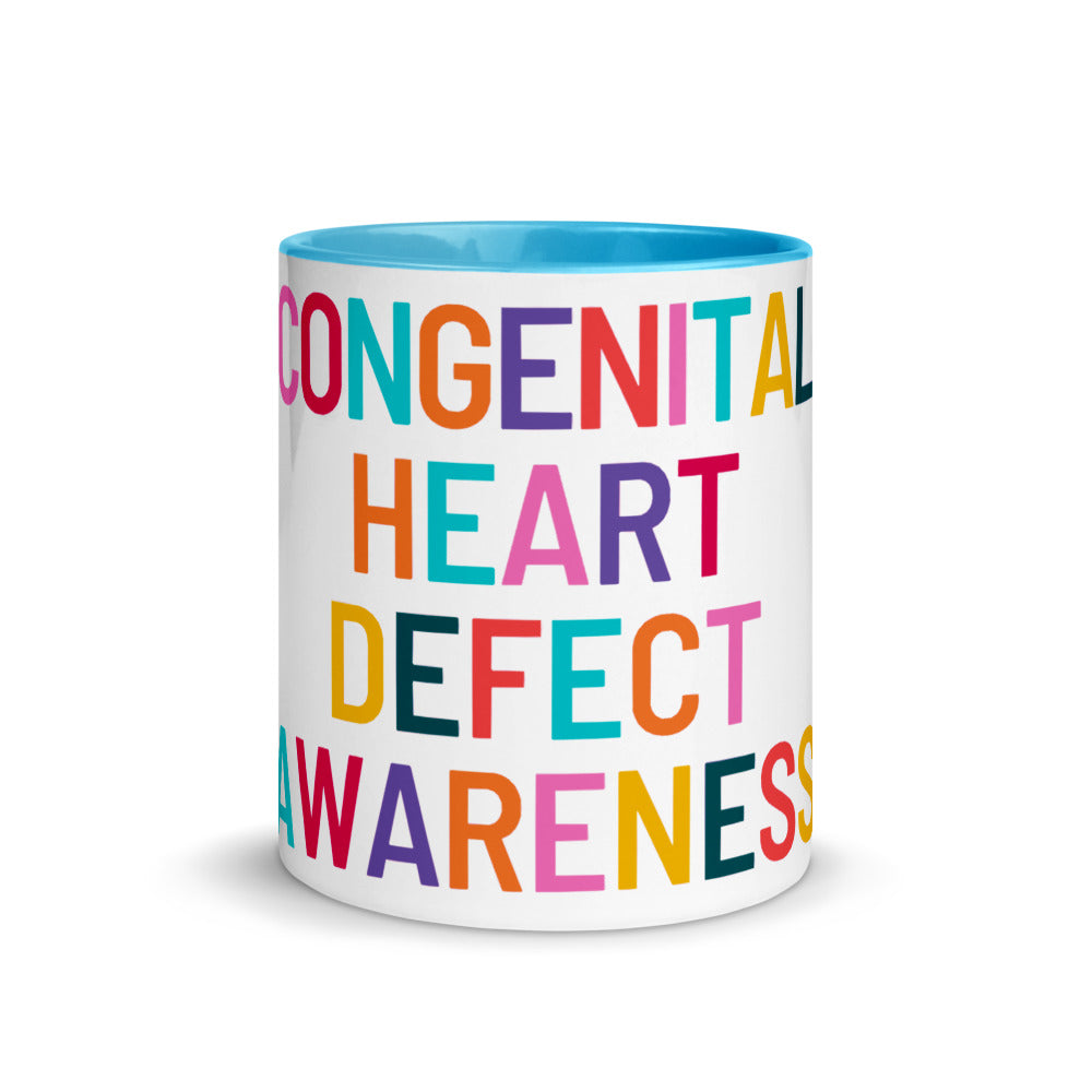 Colorful CHD Awareness - Mug with Color Inside