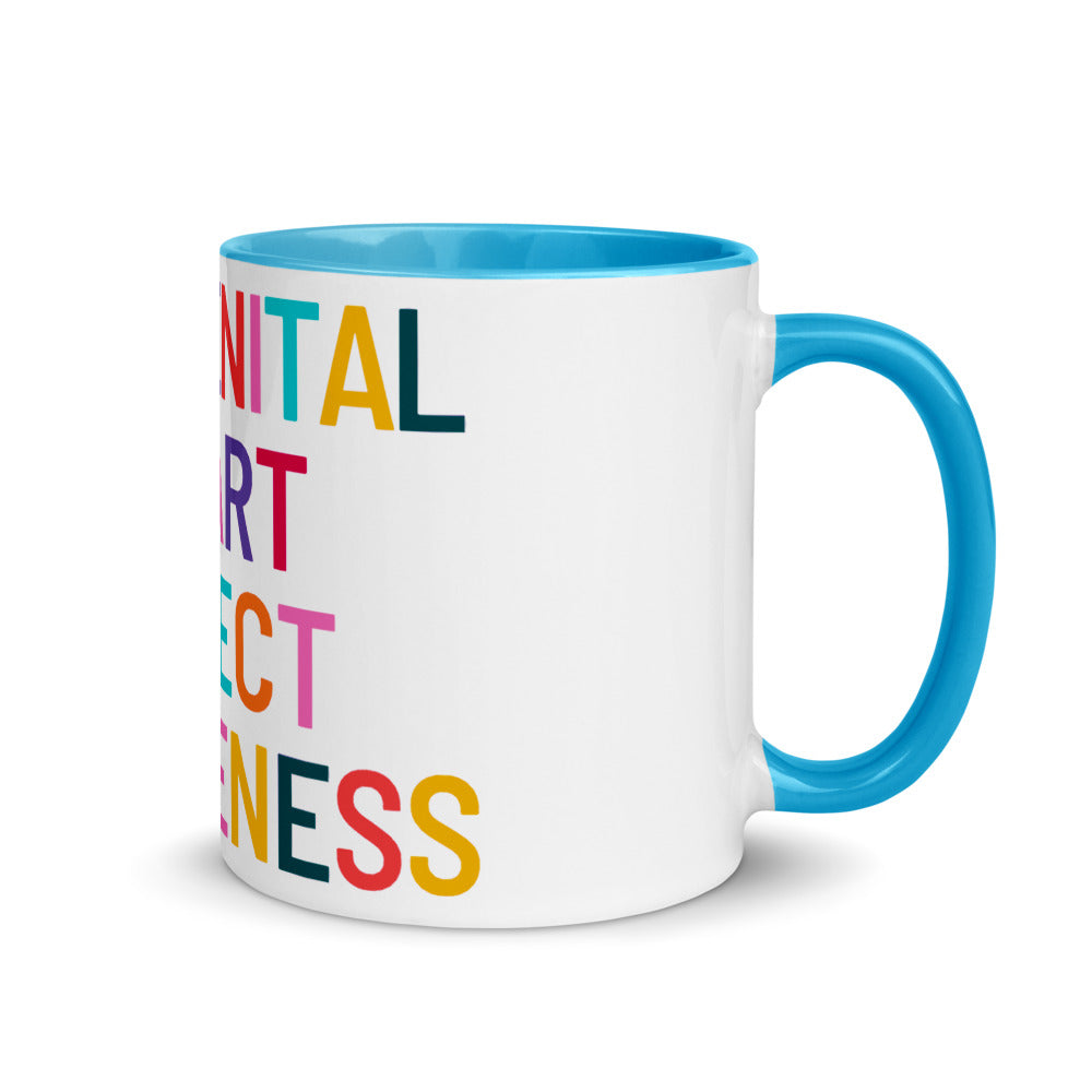 Colorful CHD Awareness - Mug with Color Inside