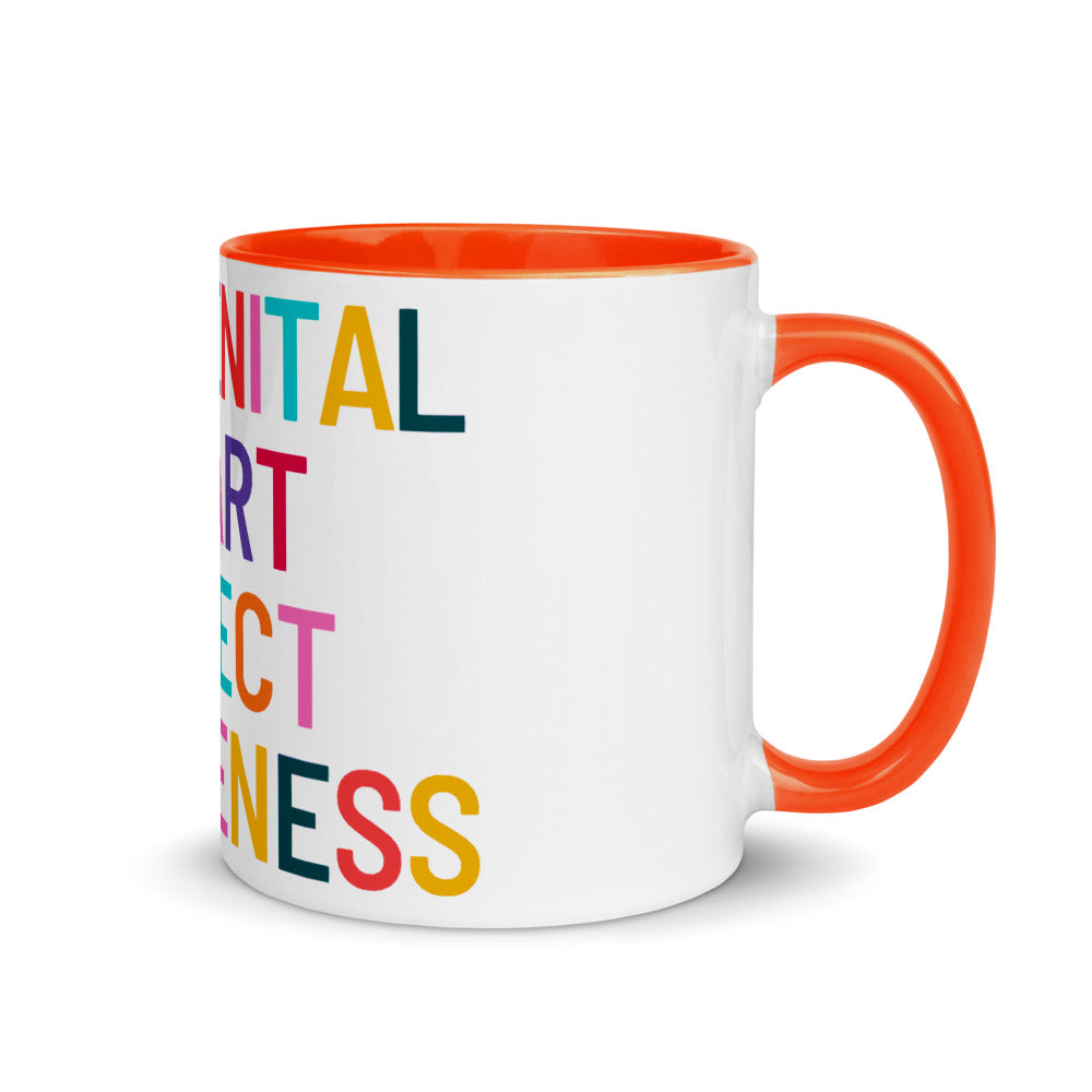 Colorful CHD Awareness - Mug with Color Inside