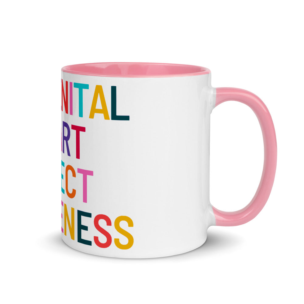 Colorful CHD Awareness - Mug with Color Inside
