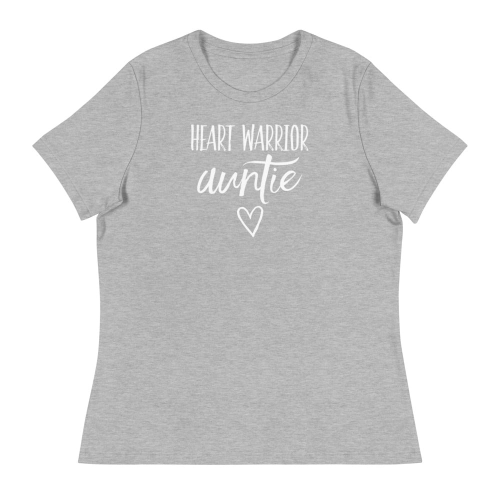 Heart Warrior Auntie - Women's Relaxed T-Shirt