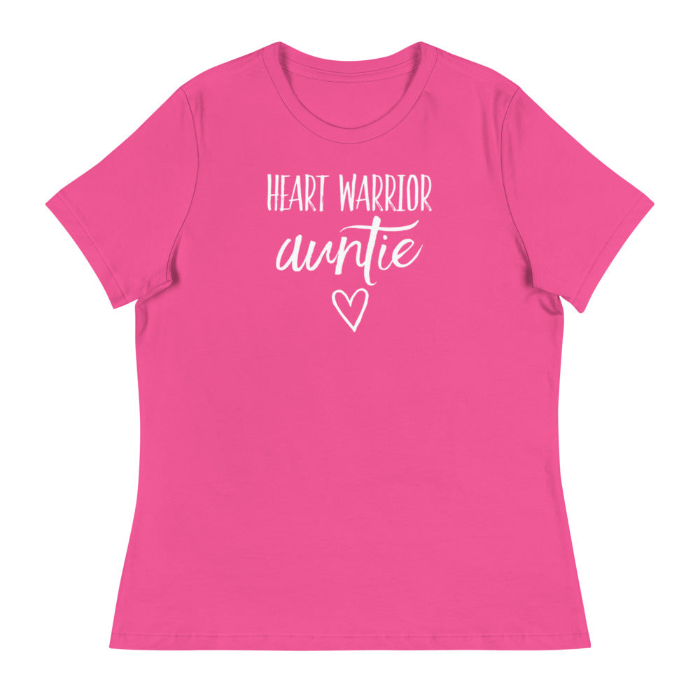 Heart Warrior Auntie - Women's Relaxed T-Shirt
