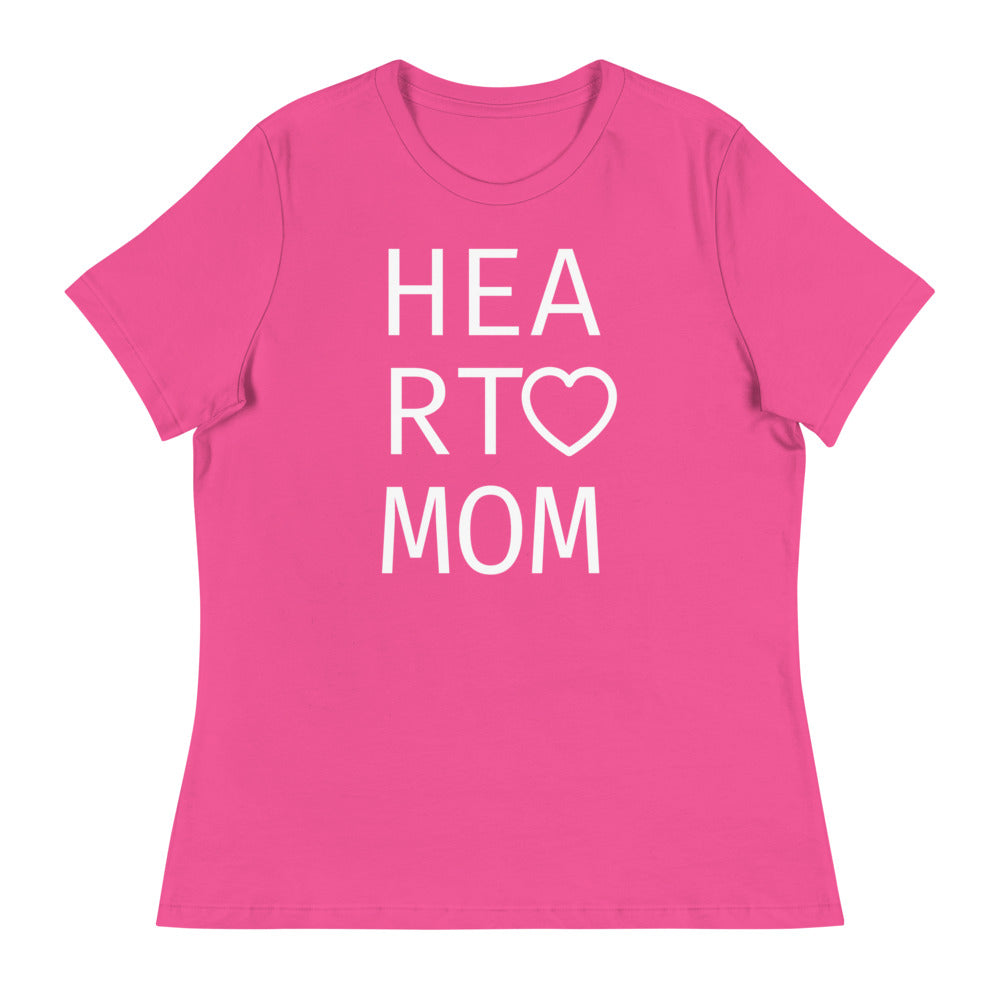 Heart Mom - Women's Relaxed T-Shirt