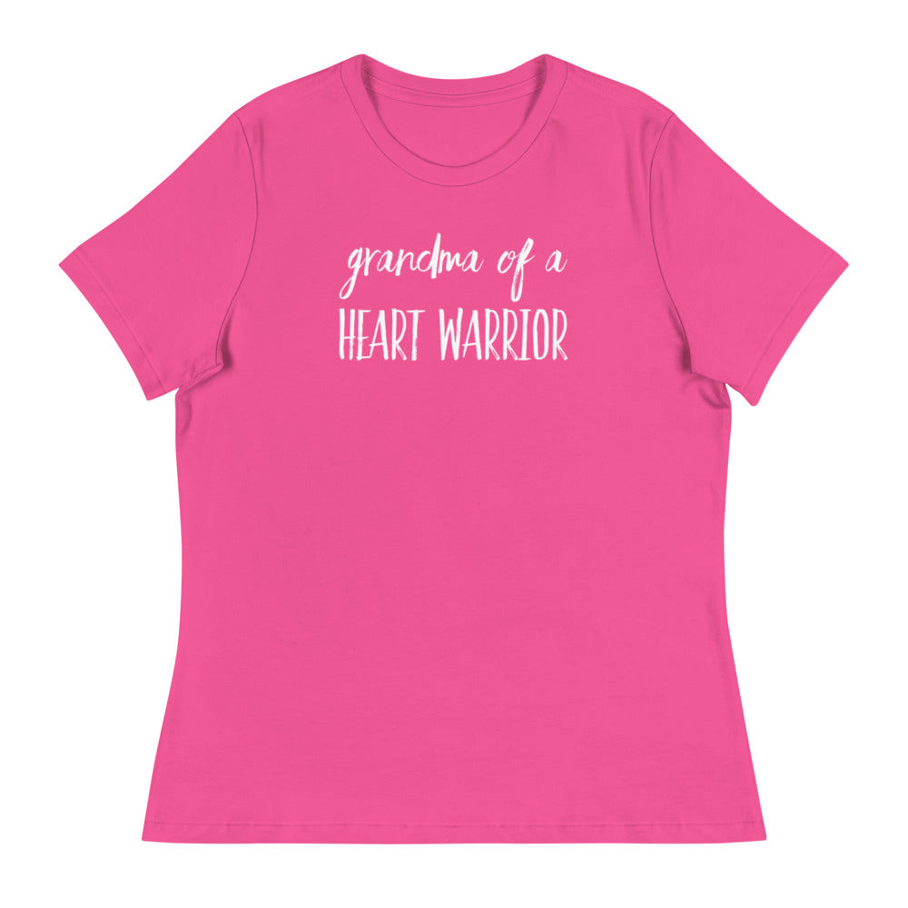 Grandma of a Heart Warrior - Women's Relaxed T-Shirt