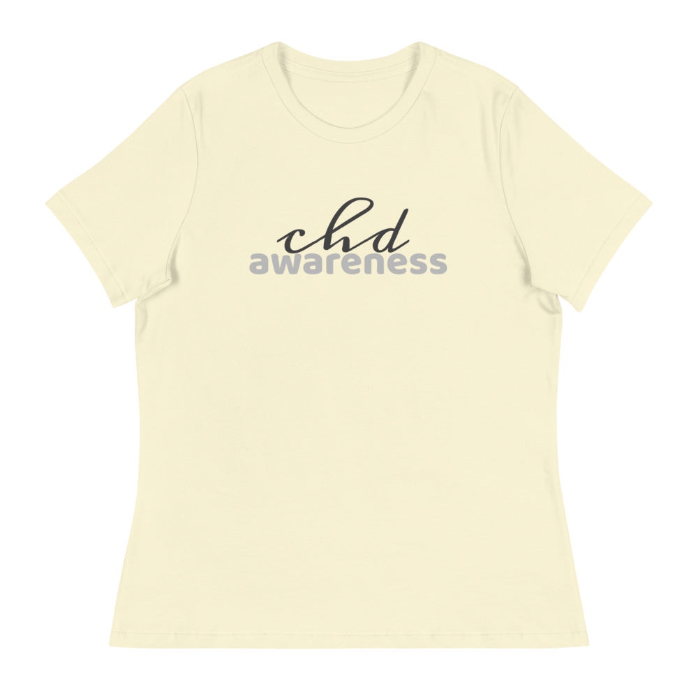CHD Awareness Two Tone - Women's Relaxed T-Shirt