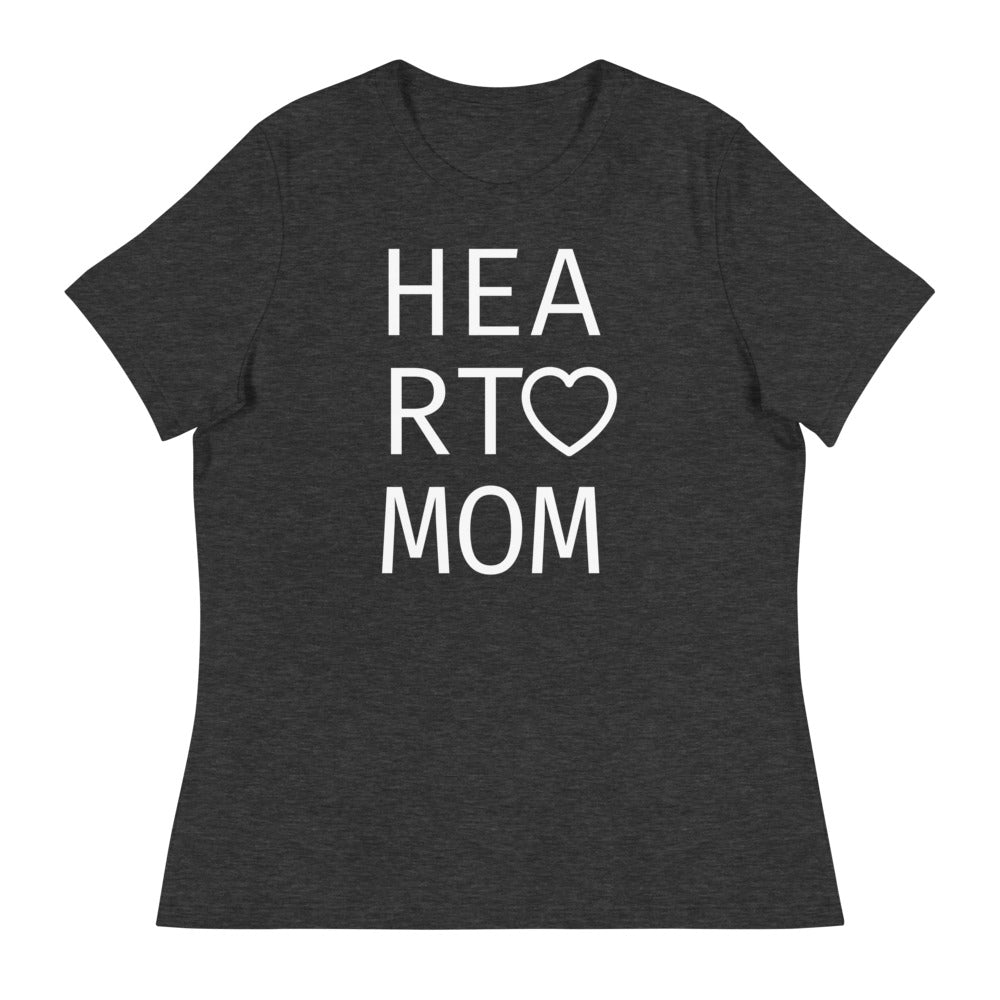 Heart Mom - Women's Relaxed T-Shirt