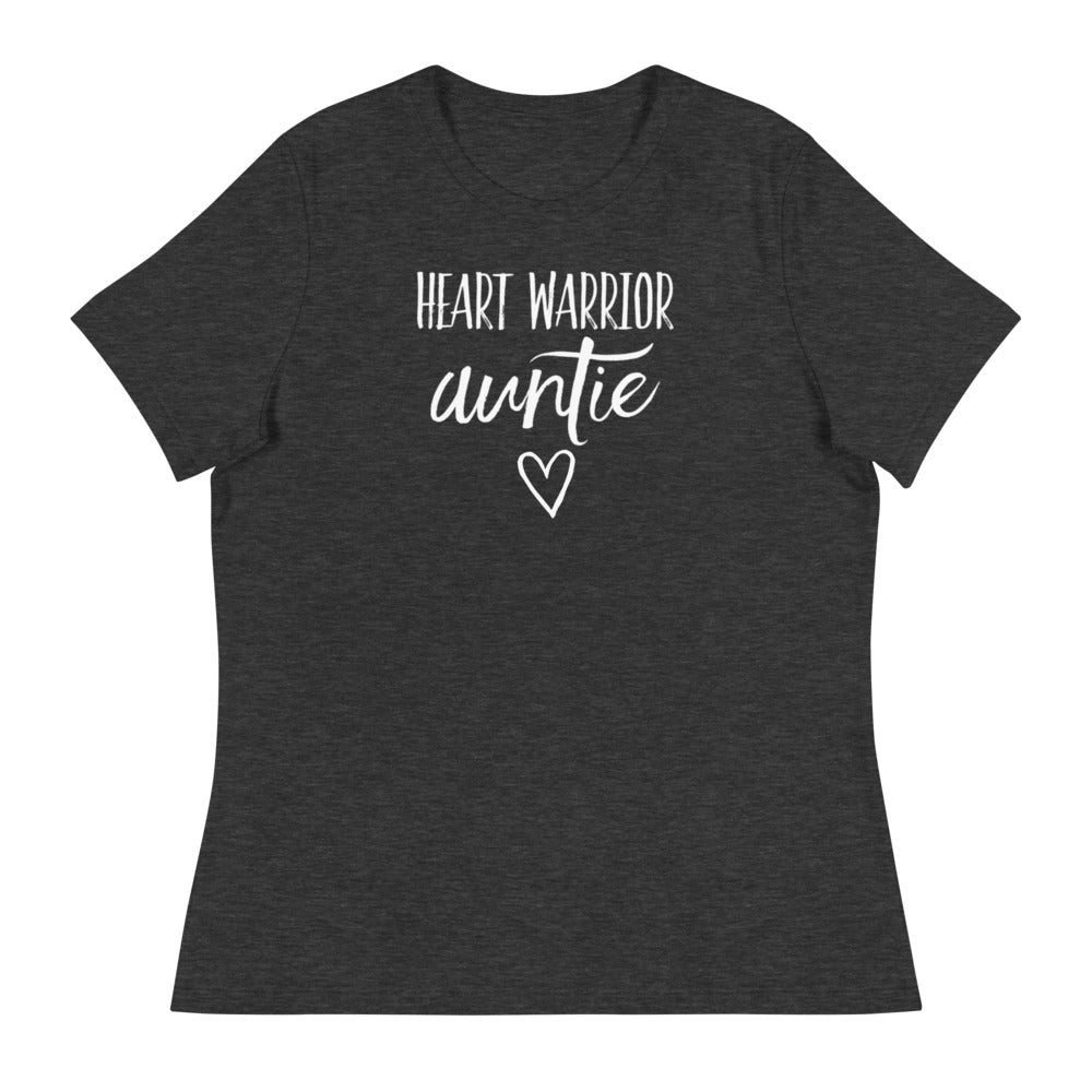 Heart Warrior Auntie - Women's Relaxed T-Shirt