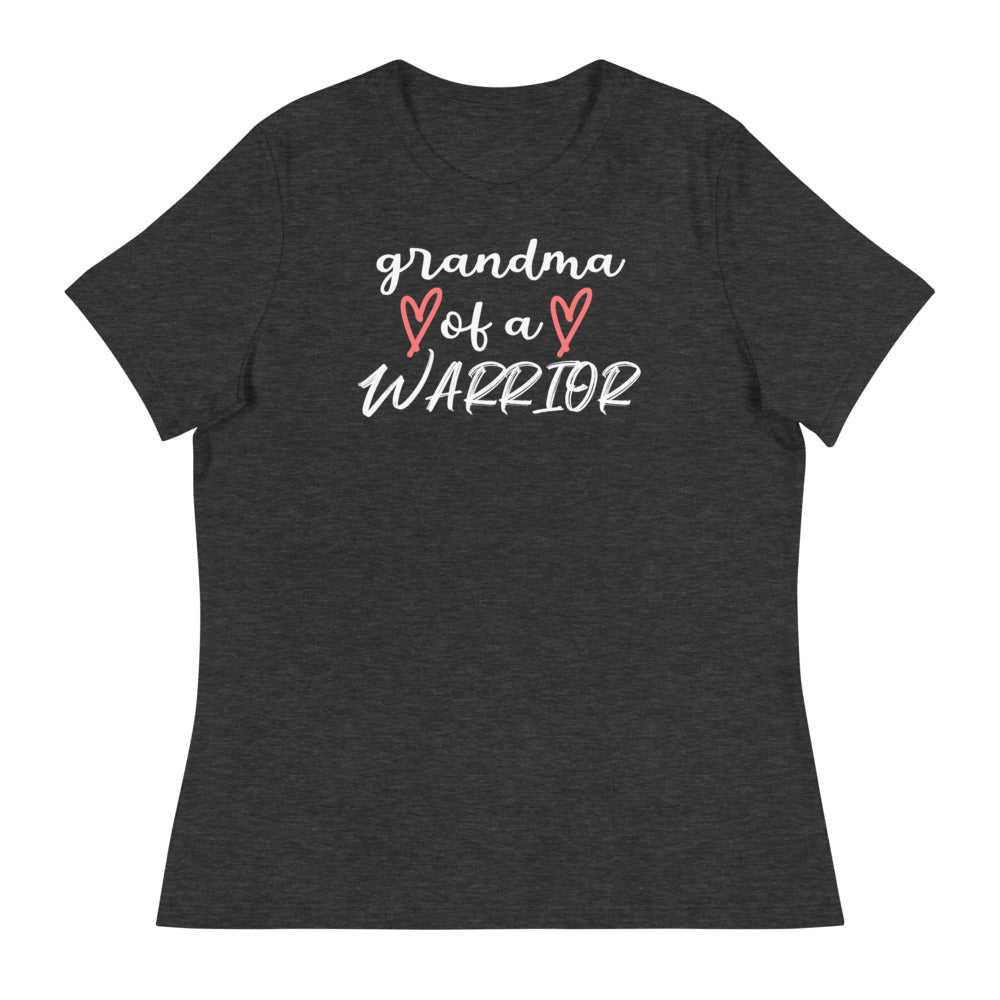 Grandma of a Warrior - Women's Relaxed T-Shirt
