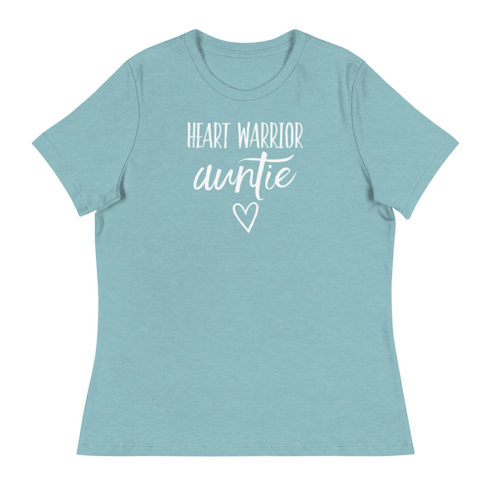 Heart Warrior Auntie - Women's Relaxed T-Shirt
