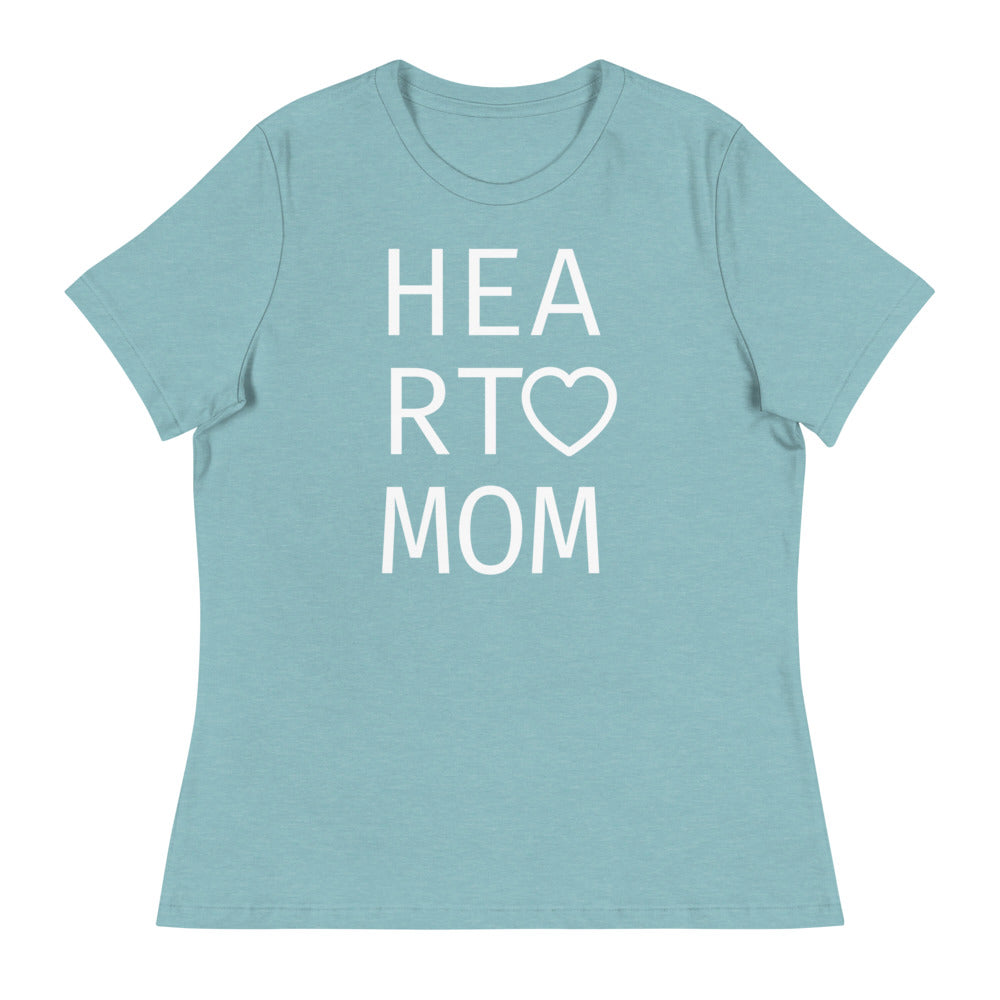 Heart Mom - Women's Relaxed T-Shirt
