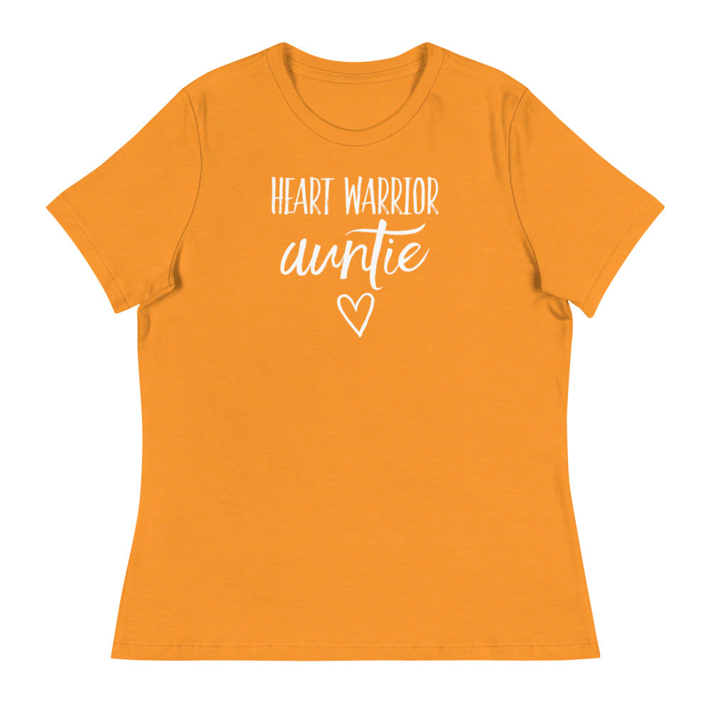 Heart Warrior Auntie - Women's Relaxed T-Shirt