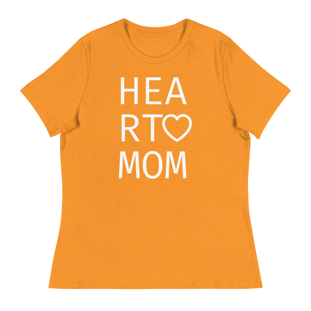 Heart Mom - Women's Relaxed T-Shirt