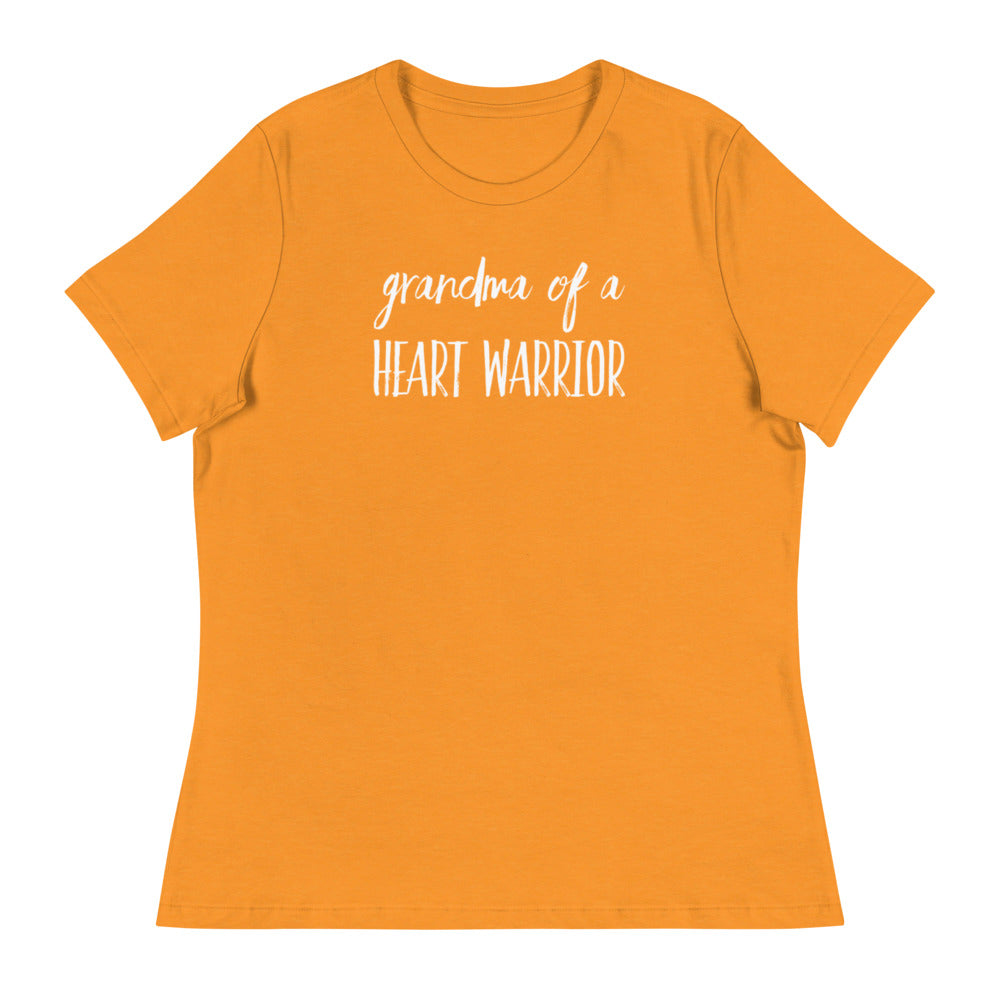 Grandma of a Heart Warrior - Women's Relaxed T-Shirt