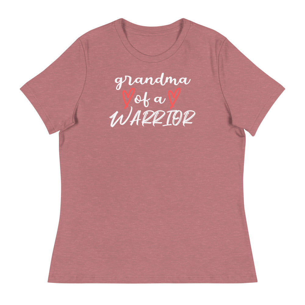 Grandma of a Warrior - Women's Relaxed T-Shirt