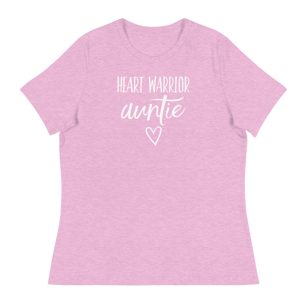 Heart Warrior Auntie - Women's Relaxed T-Shirt
