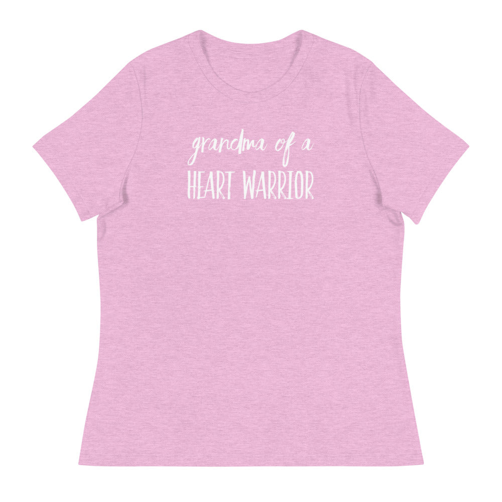 Grandma of a Heart Warrior - Women's Relaxed T-Shirt