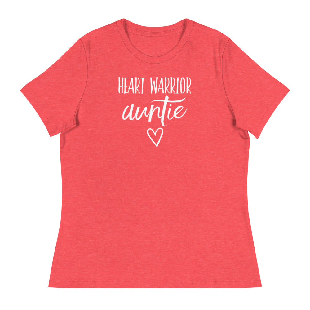 Heart Warrior Auntie - Women's Relaxed T-Shirt