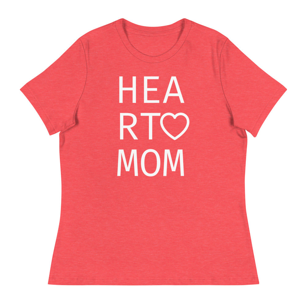 Heart Mom - Women's Relaxed T-Shirt