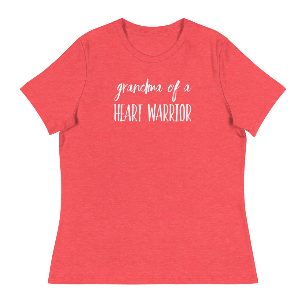 Grandma of a Heart Warrior - Women's Relaxed T-Shirt