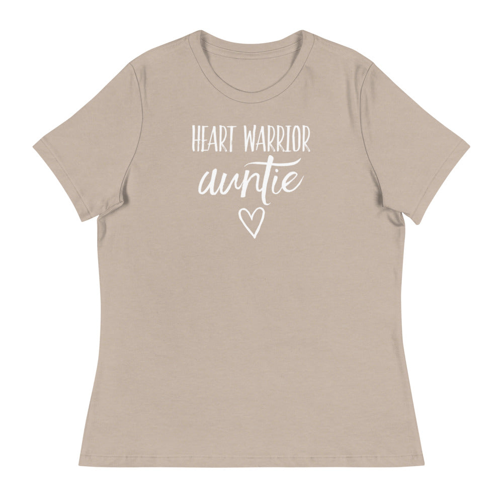 Heart Warrior Auntie - Women's Relaxed T-Shirt