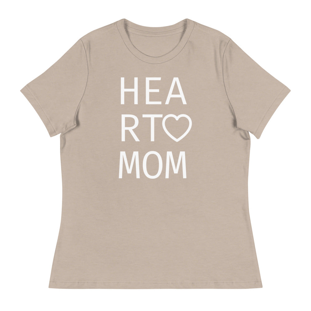 Heart Mom - Women's Relaxed T-Shirt