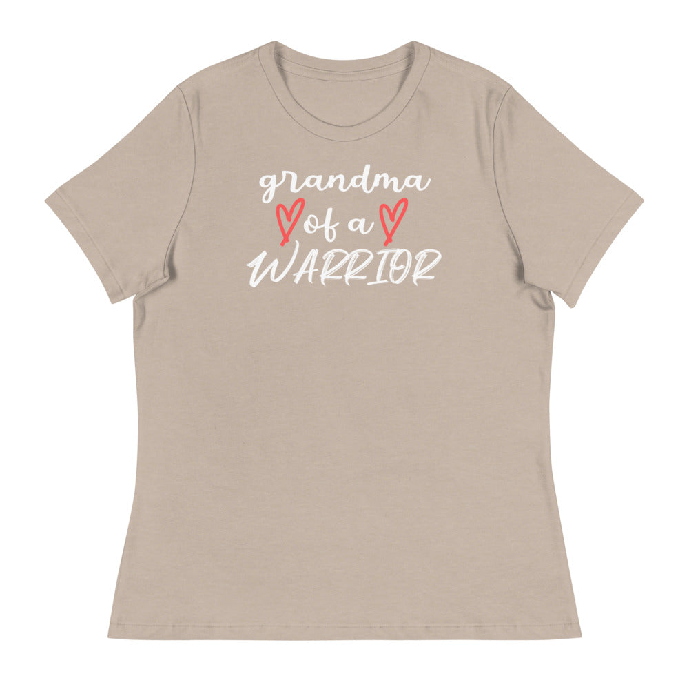 Grandma of a Warrior - Women's Relaxed T-Shirt