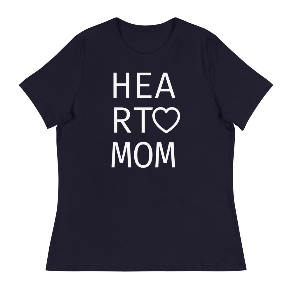 Heart Mom - Women's Relaxed T-Shirt