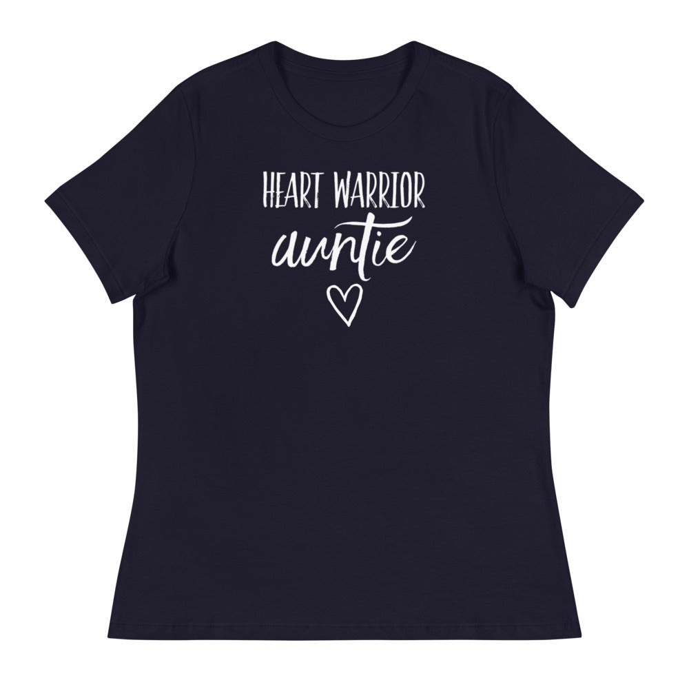 Heart Warrior Auntie - Women's Relaxed T-Shirt