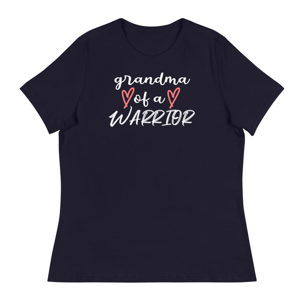 Grandma of a Warrior - Women's Relaxed T-Shirt