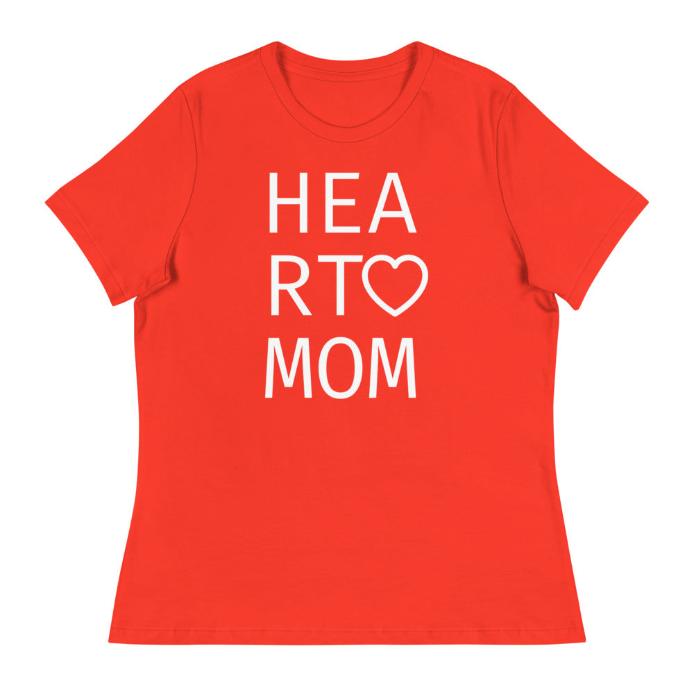 Heart Mom - Women's Relaxed T-Shirt