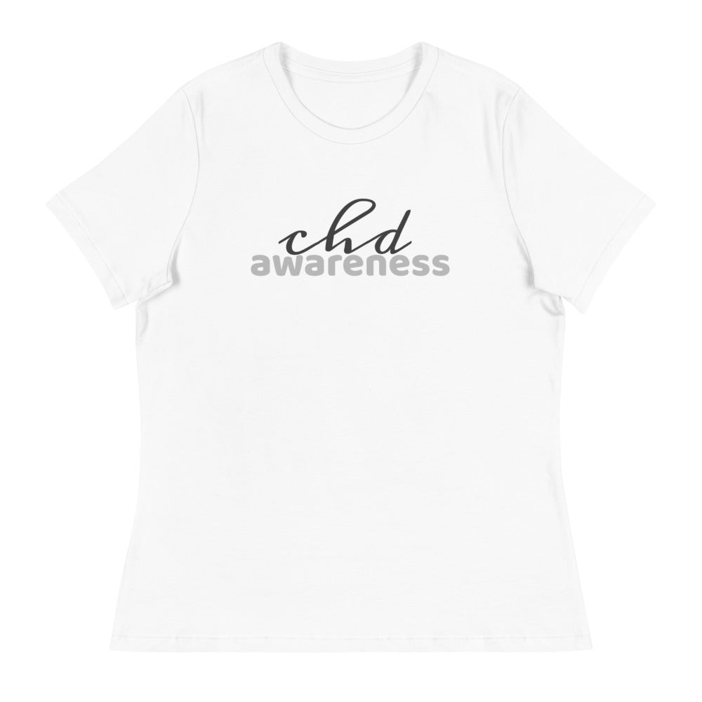 CHD Awareness Two Tone - Women's Relaxed T-Shirt