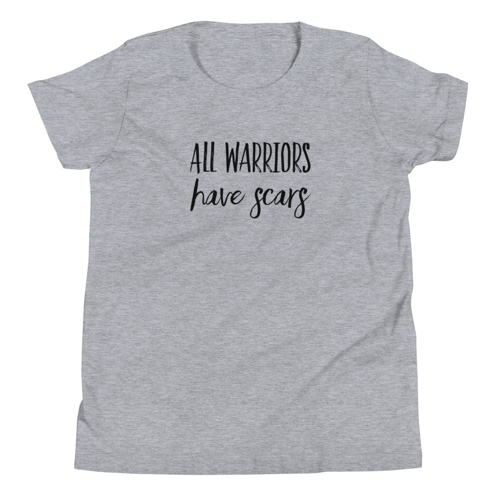 All Warriors Have Scars - Youth Short Sleeve T-Shirt