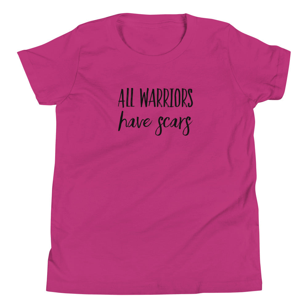 All Warriors Have Scars - Youth Short Sleeve T-Shirt