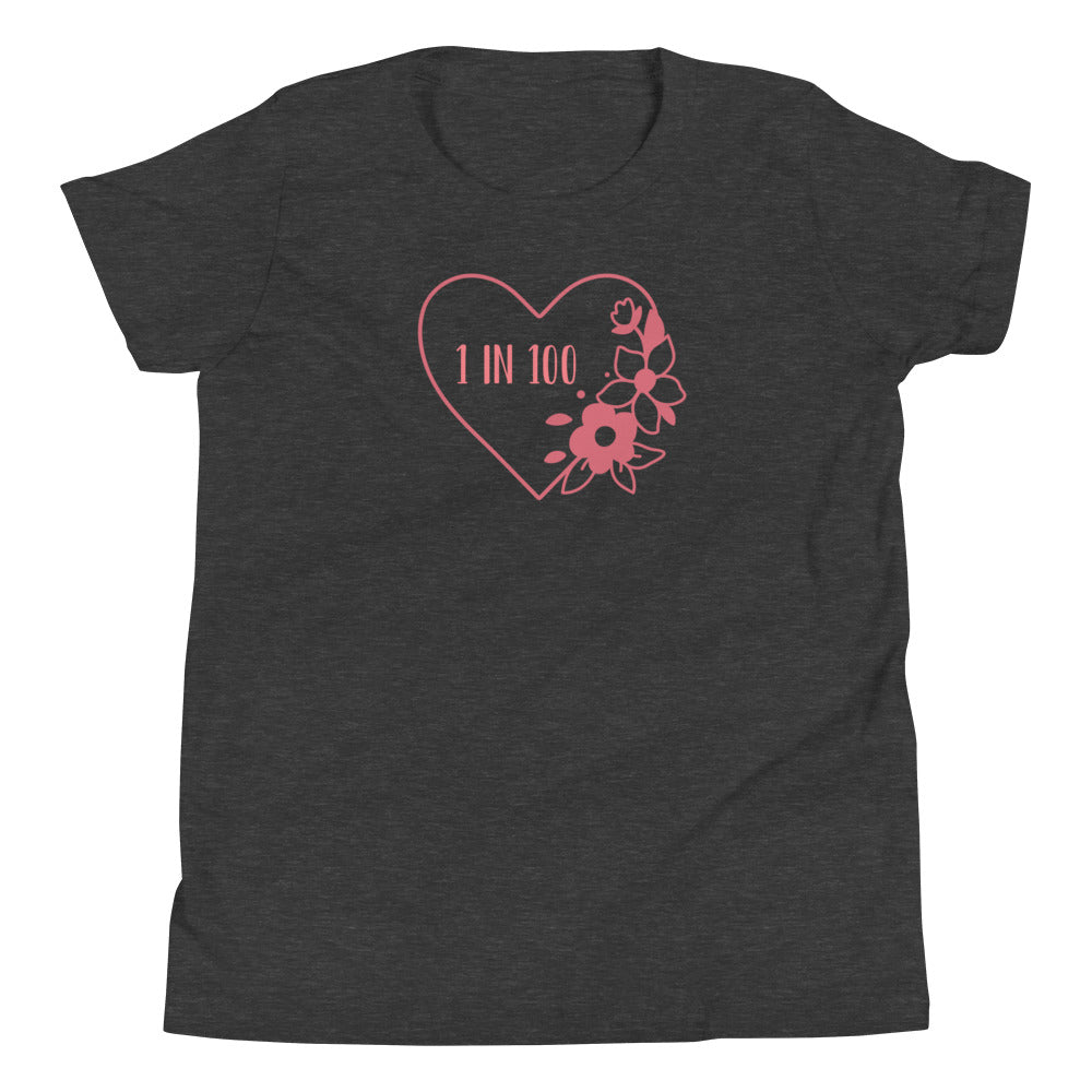 Heart Flower - Youth Short Sleeve T-Shirt