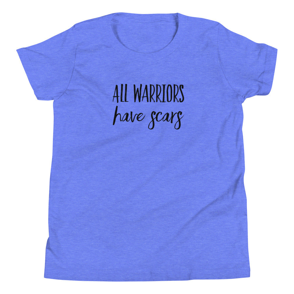 All Warriors Have Scars - Youth Short Sleeve T-Shirt