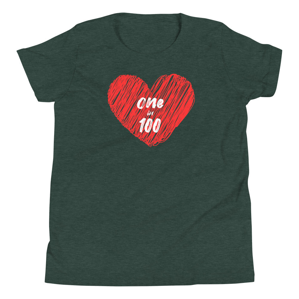 One in 100 - Youth Short Sleeve T-Shirt