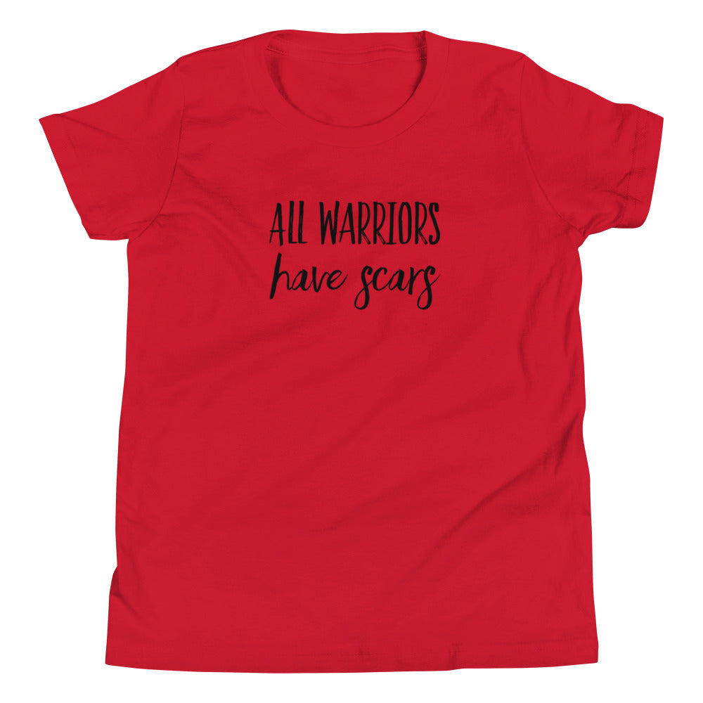 All Warriors Have Scars - Youth Short Sleeve T-Shirt