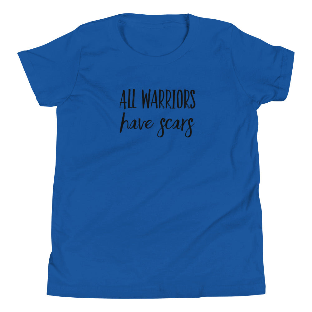 All Warriors Have Scars - Youth Short Sleeve T-Shirt