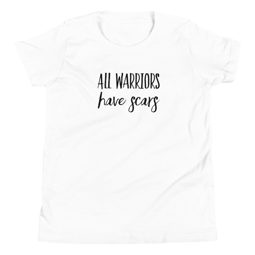 All Warriors Have Scars - Youth Short Sleeve T-Shirt