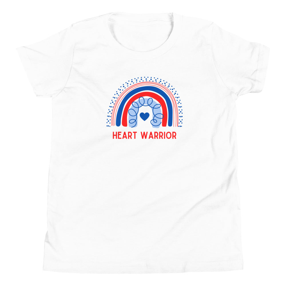 Rainbow Heart Warrior - Youth Short Sleeve T-Shirt