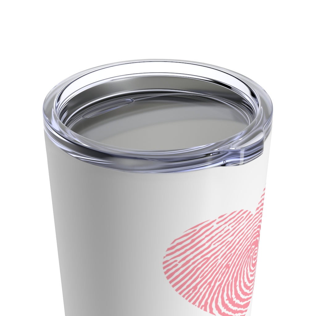 Heart Strong Fingerprint Tumbler 20oz