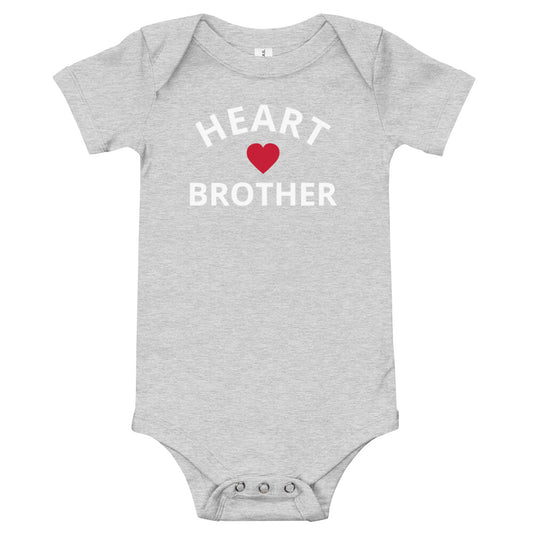 Heart Brother - Baby short sleeve one piece