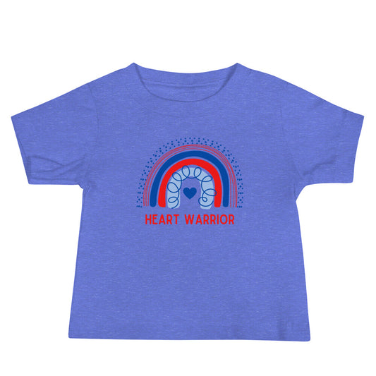Rainbow Heart Warrior - Baby Jersey Short Sleeve Tee
