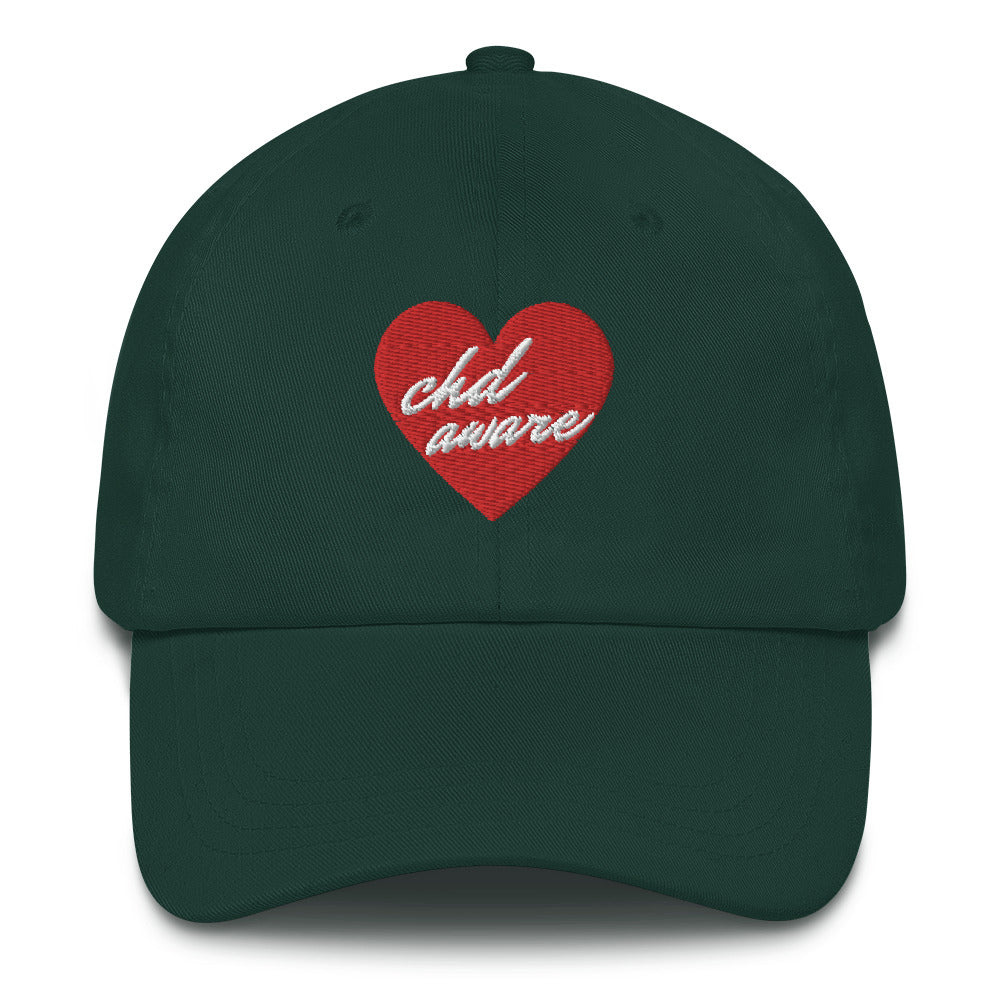 CHD Aware Heart Logo - Dad hat