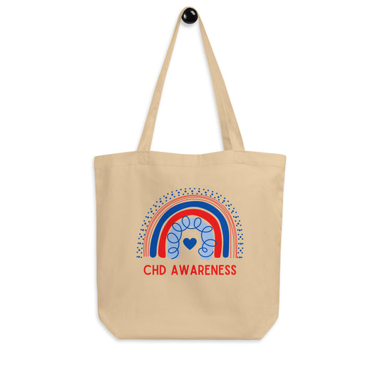 CHD Awareness Rainbow - Eco Tote Bag