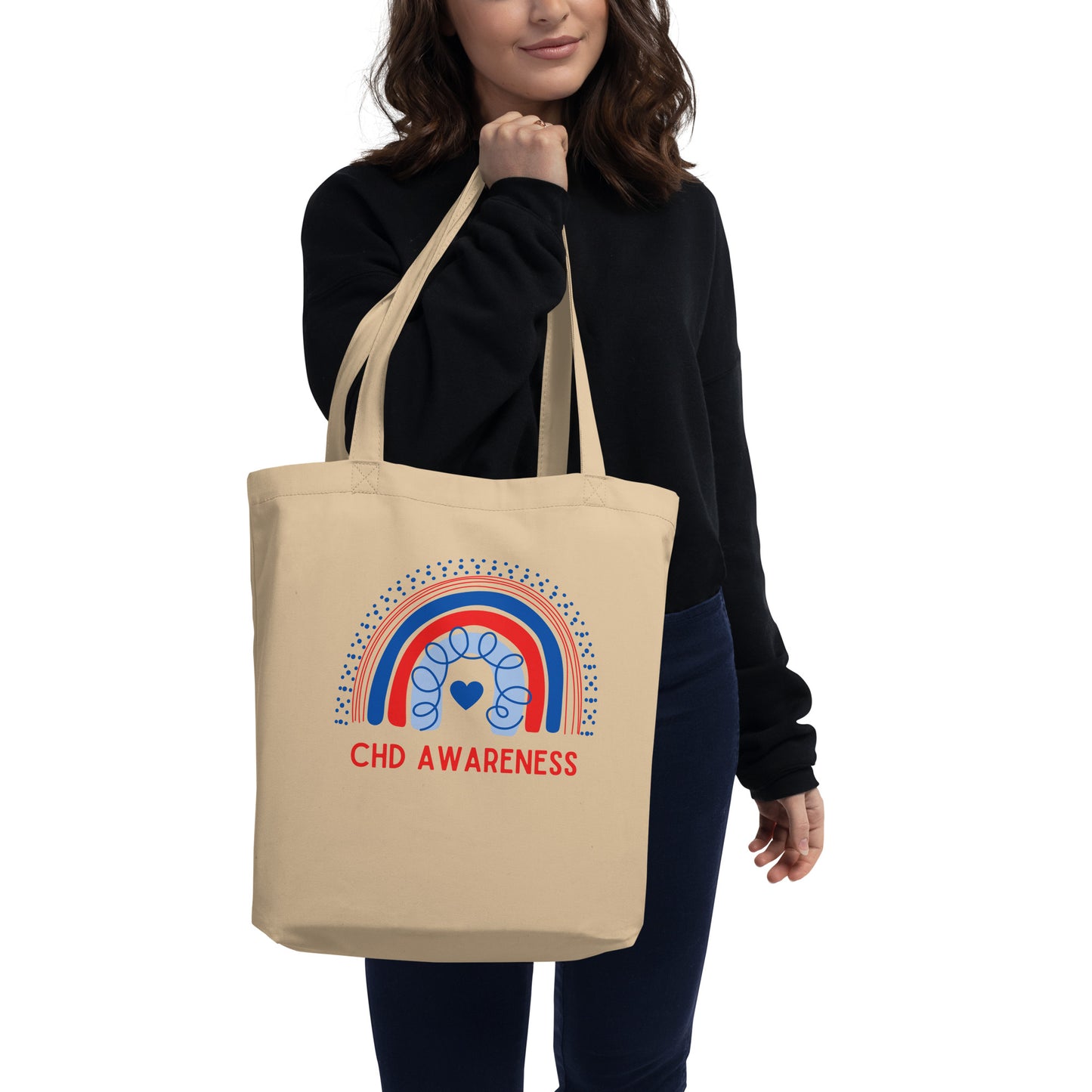 CHD Awareness Rainbow - Eco Tote Bag