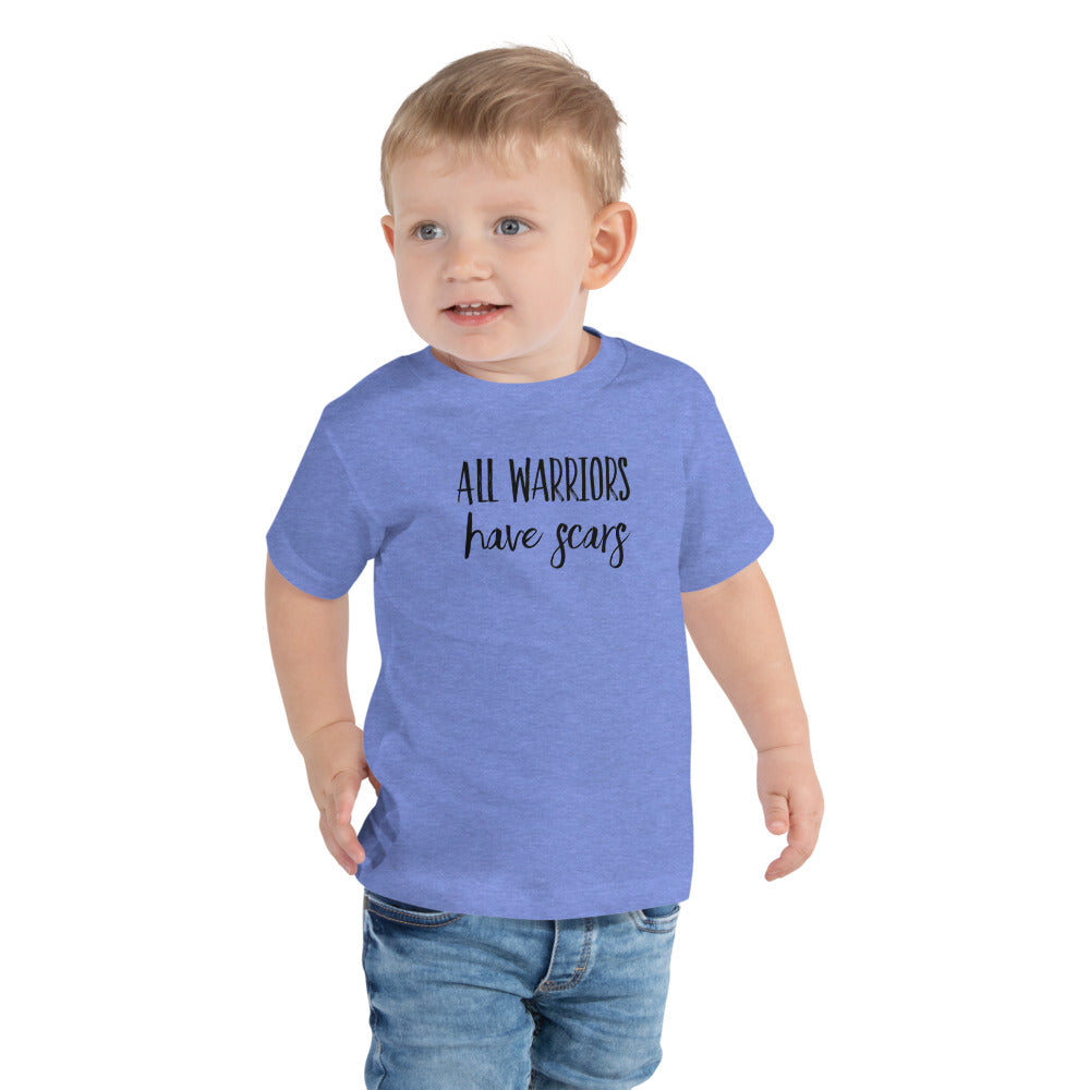 All Warriors Have Scars - Toddler Short Sleeve Tee